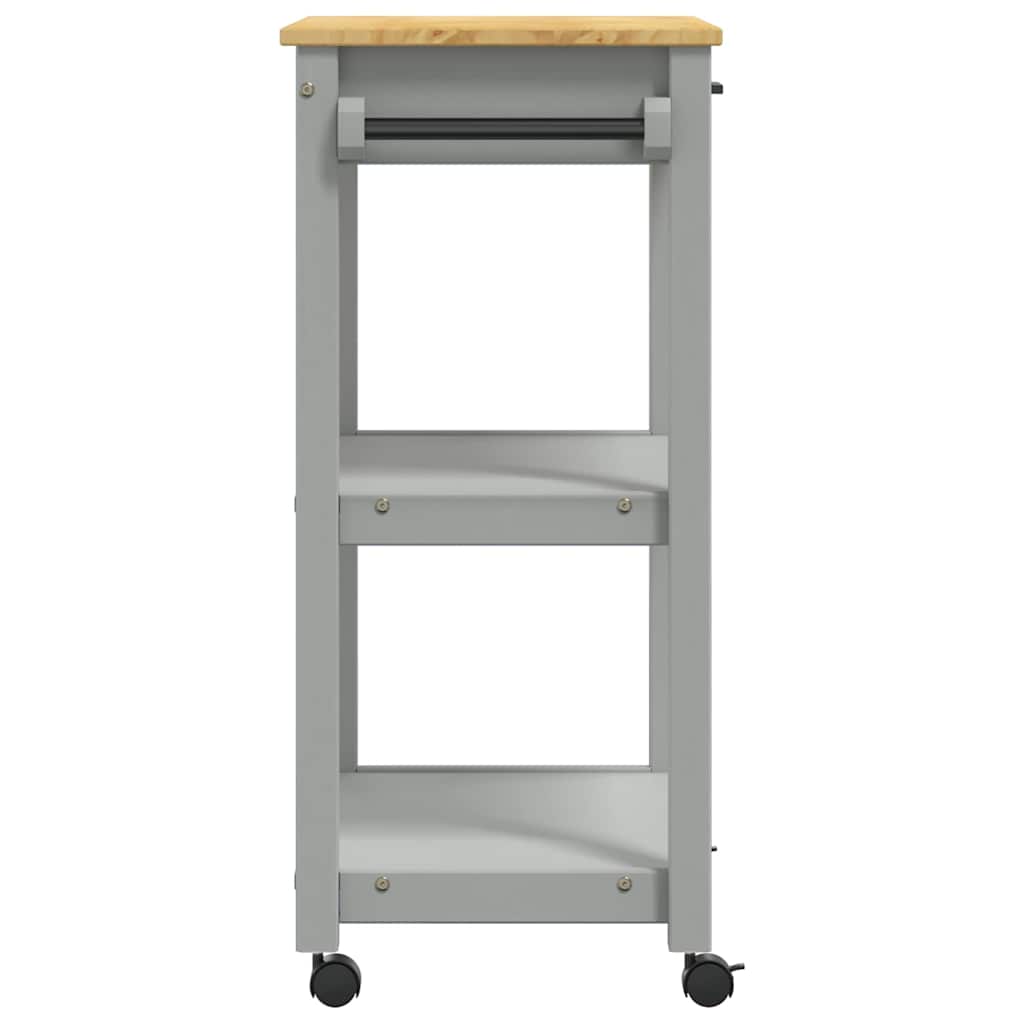 Chariot de cuisine MONZA 60x40x88,5 cm bois massif de pin - XIOS