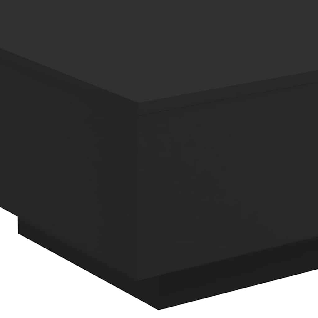 Table basse noir 55x55x31 cm bois d'ingénierie - XIOS