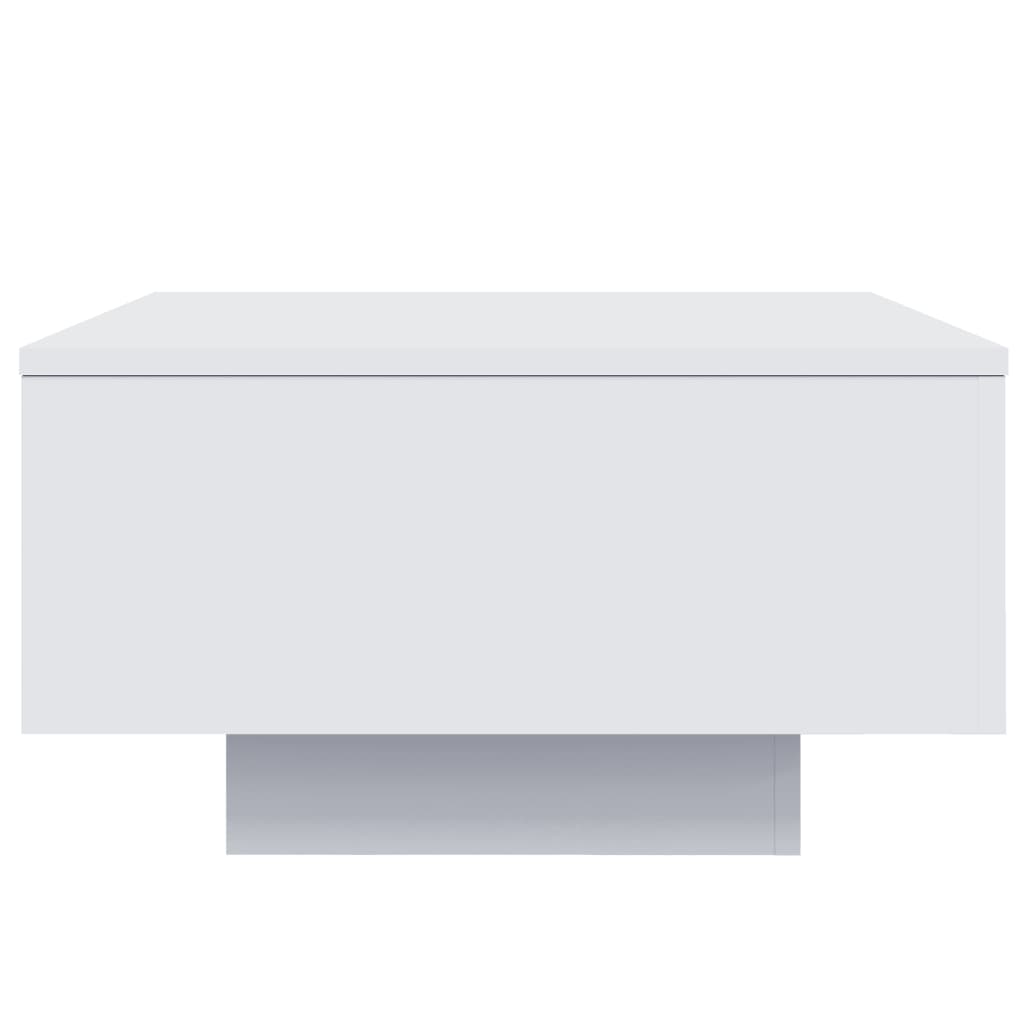 Table basse avec lumières LED blanc 55x55x31 cm - XIOS