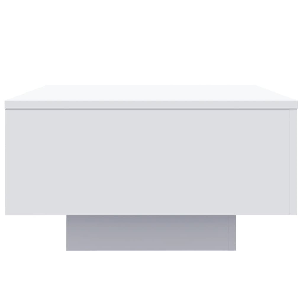 Table basse avec lumières LED blanc 55x55x31 cm - XIOS