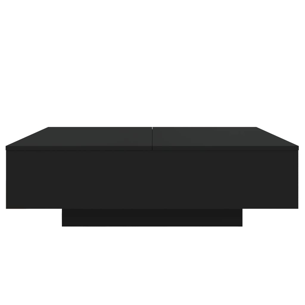 Table basse noir 100x100x31 cm bois d'ingénierie - XIOS