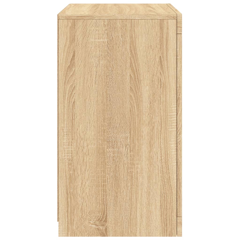 Armoires latérales et lumières LED 2 pcs chêne sonoma - XIOS