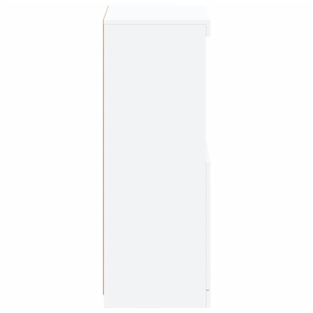 Buffet avec lumières LED blanc 41x37x100 cm - XIOS