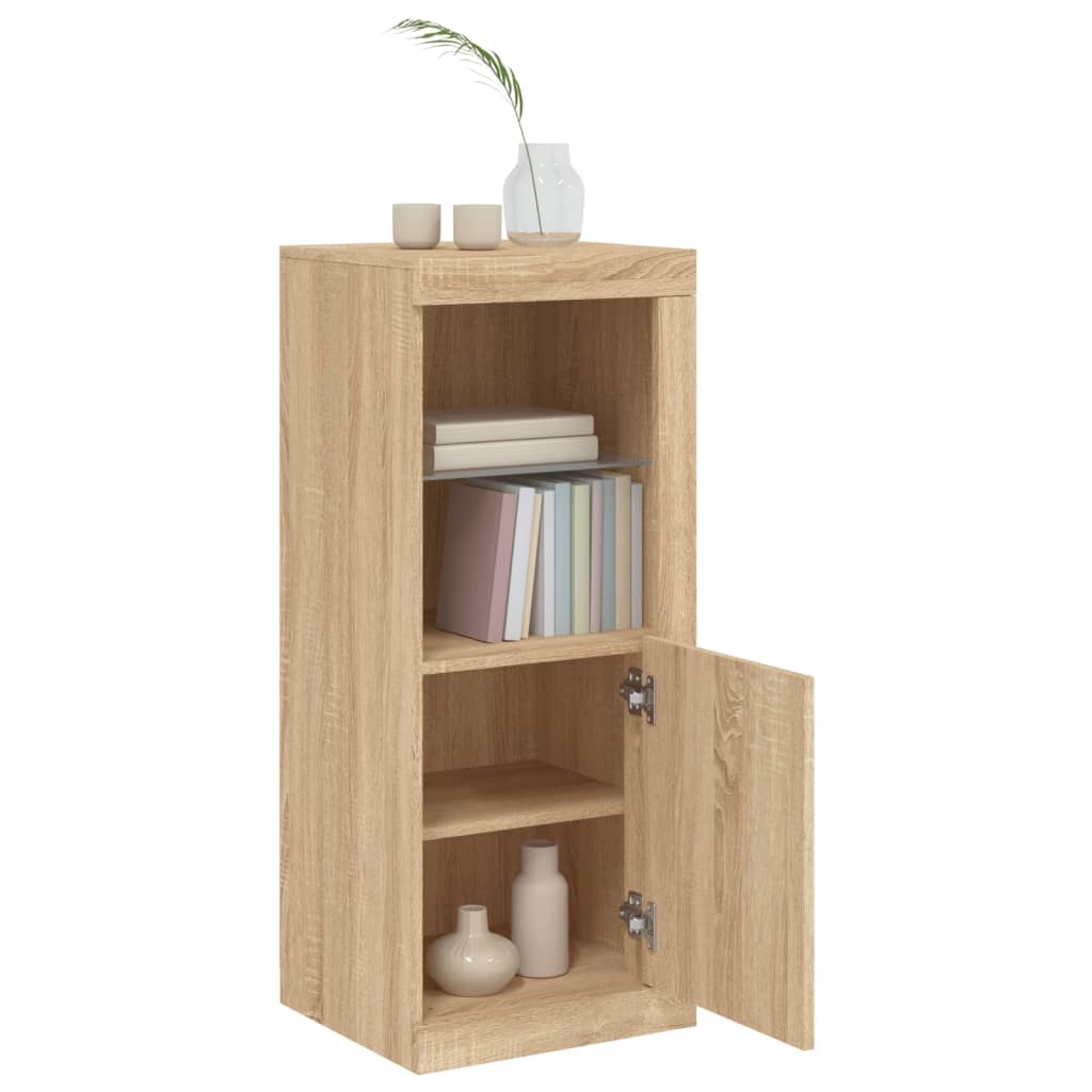 Buffet avec lumières LED chêne sonoma 41x37x100 cm - XIOS