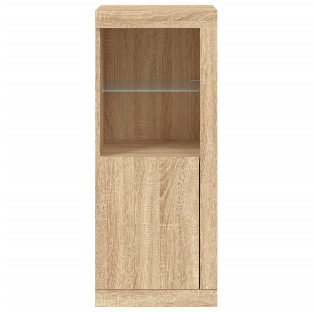 Buffet avec lumières LED chêne sonoma 41x37x100 cm - XIOS