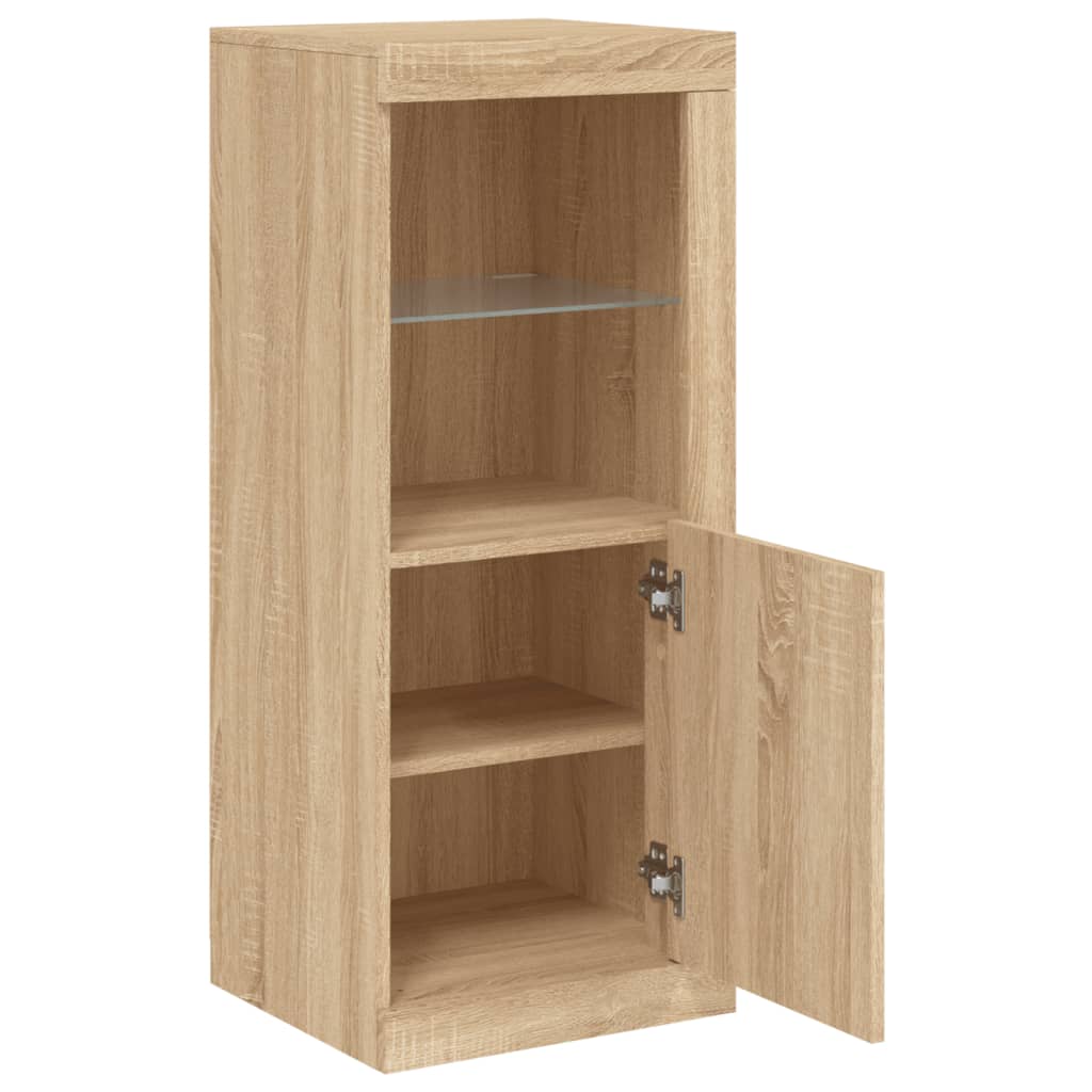 Buffet avec lumières LED chêne sonoma 41x37x100 cm - XIOS