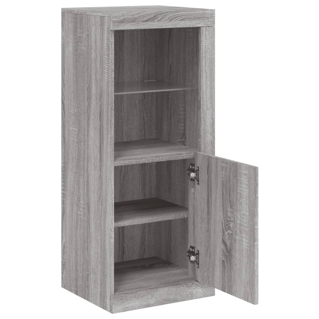 Buffet avec lumières LED sonoma gris 41x37x100 cm - XIOS