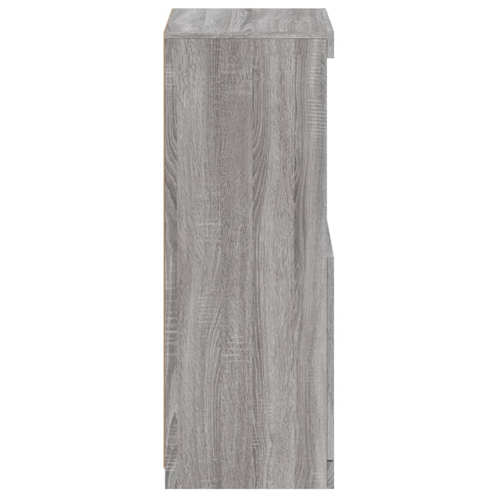 Buffet avec lumières LED sonoma gris 41x37x100 cm - XIOS