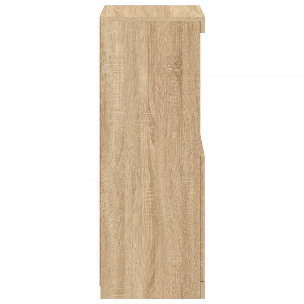 Buffet avec lumières LED chêne sonoma 41x37x100 cm - XIOS