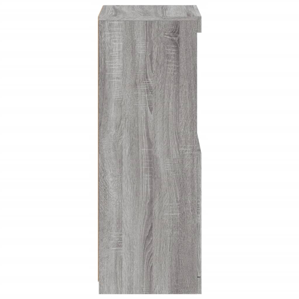 Buffet avec lumières LED sonoma gris 41x37x100 cm - XIOS