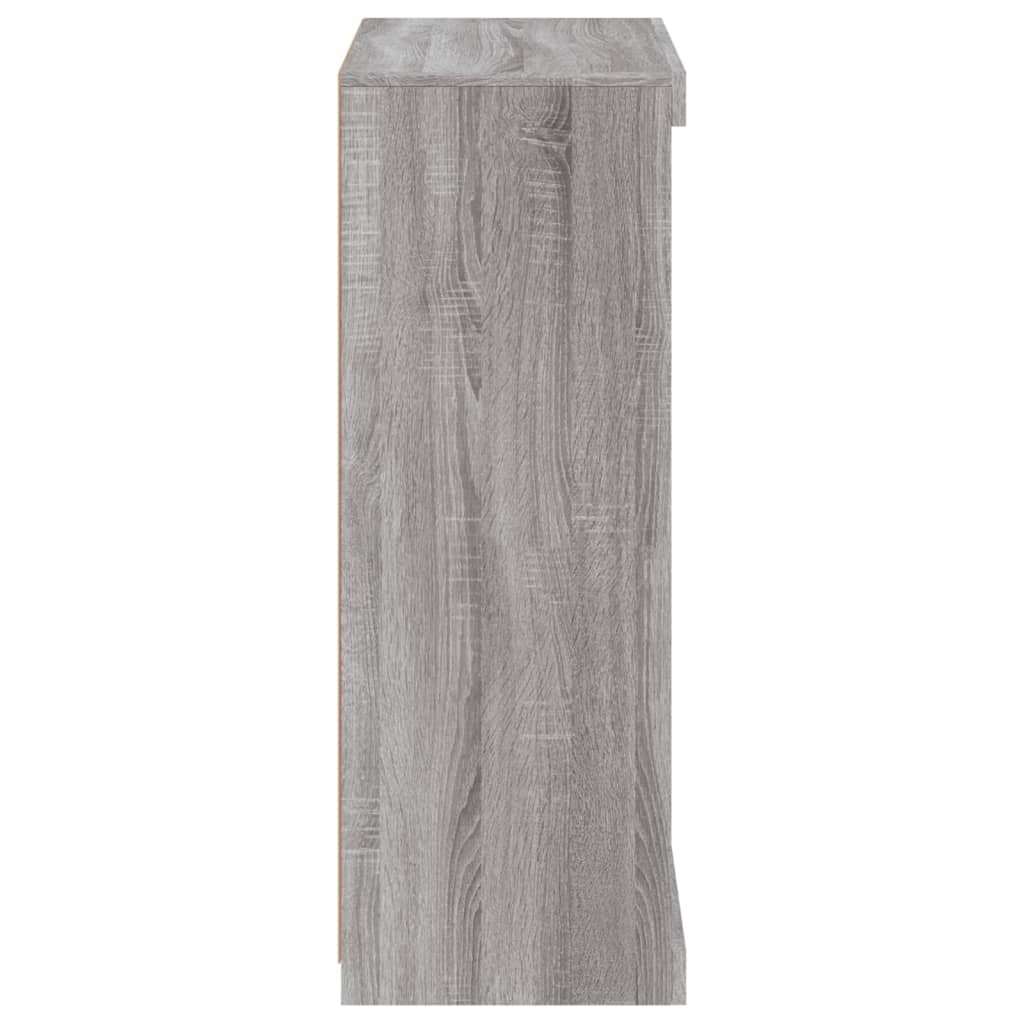 Buffet avec lumières LED sonoma gris 60,5x37x100 cm - XIOS