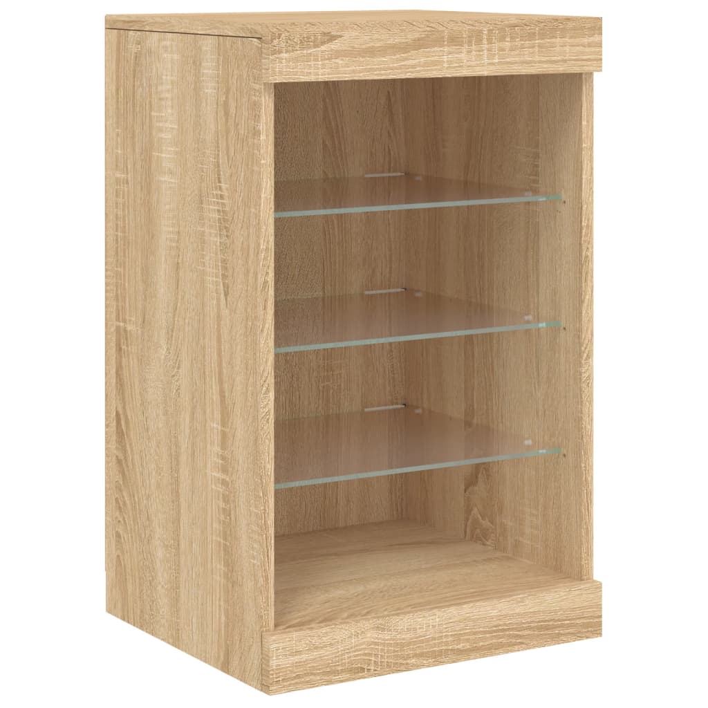 Buffet avec lumières LED chêne sonoma 41x37x67 cm - XIOS