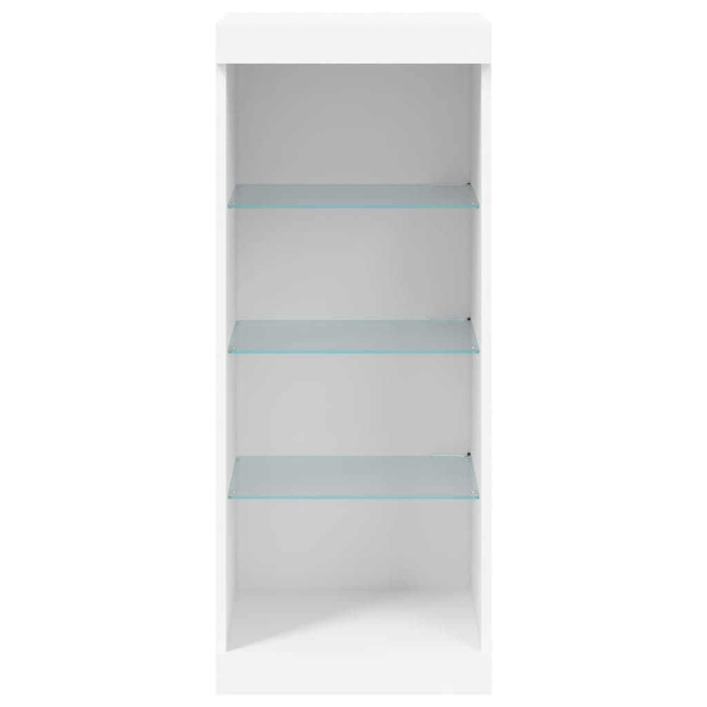 Buffet avec lumières LED blanc 41x37x100 cm Buffets & bahuts vidaXL