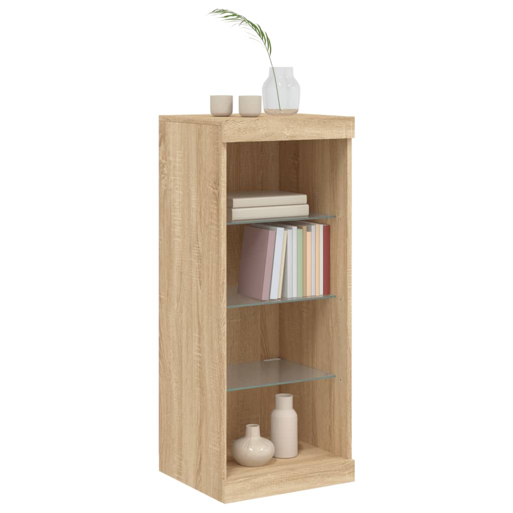 Buffet avec lumières LED chêne sonoma 41x37x100 cm - XIOS