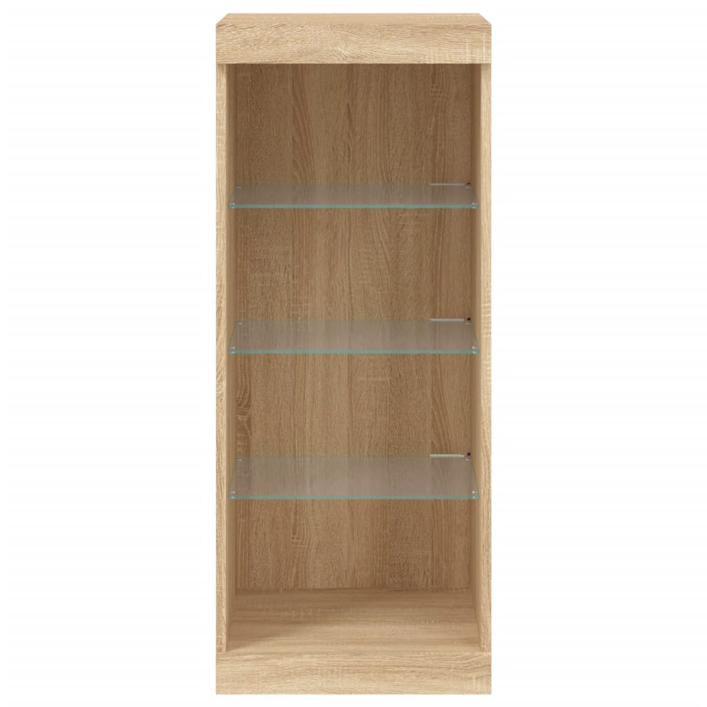 Buffet avec lumières LED chêne sonoma 41x37x100 cm - XIOS