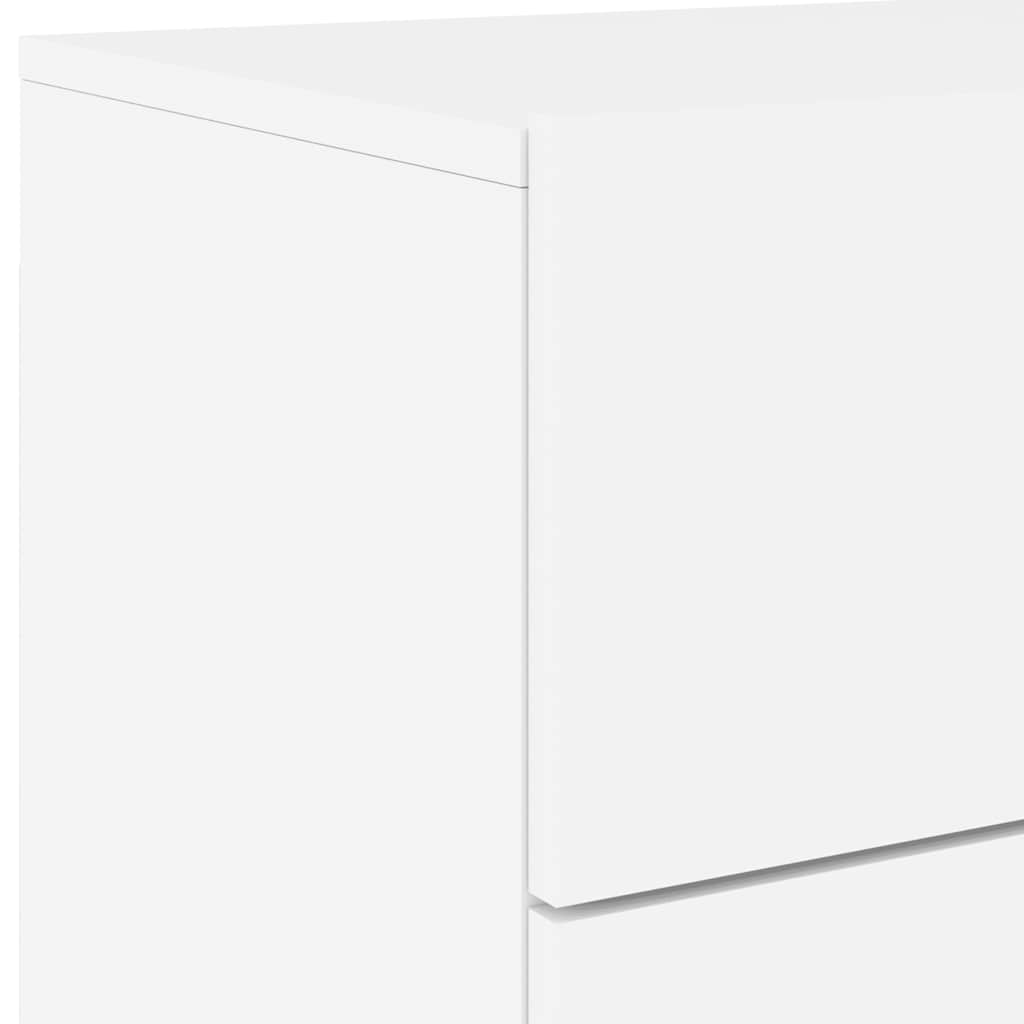 Table de chevet murale avec lumières LED blanc - XIOS