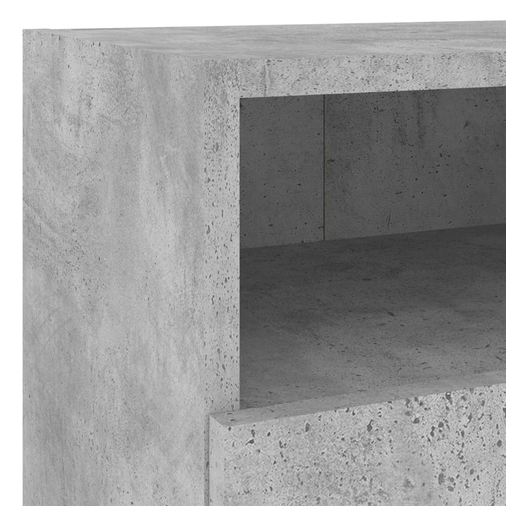 Meubles TV muraux 2 pcs gris béton 40x30x30cm bois d'ingénierie - XIOS