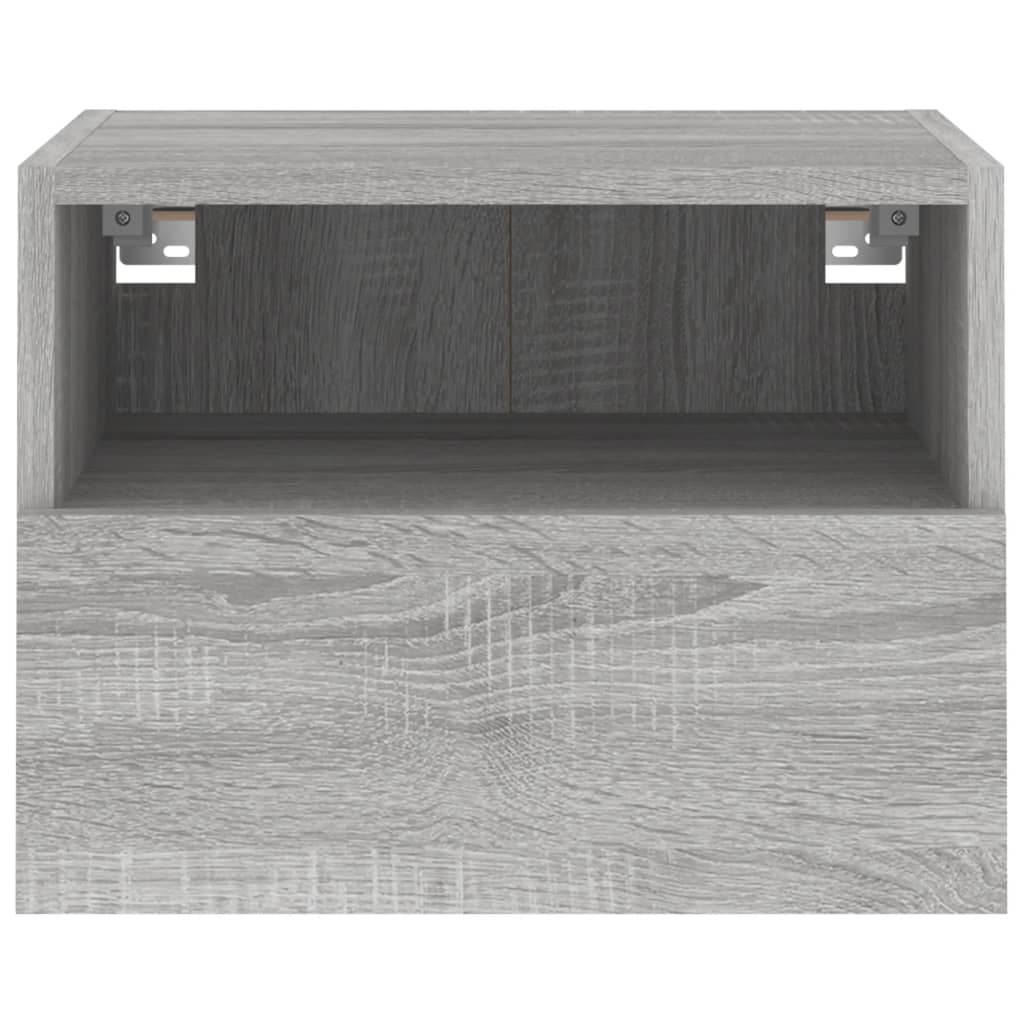 Meuble TV mural sonoma gris 40x30x30 cm bois d'ingénierie - XIOS