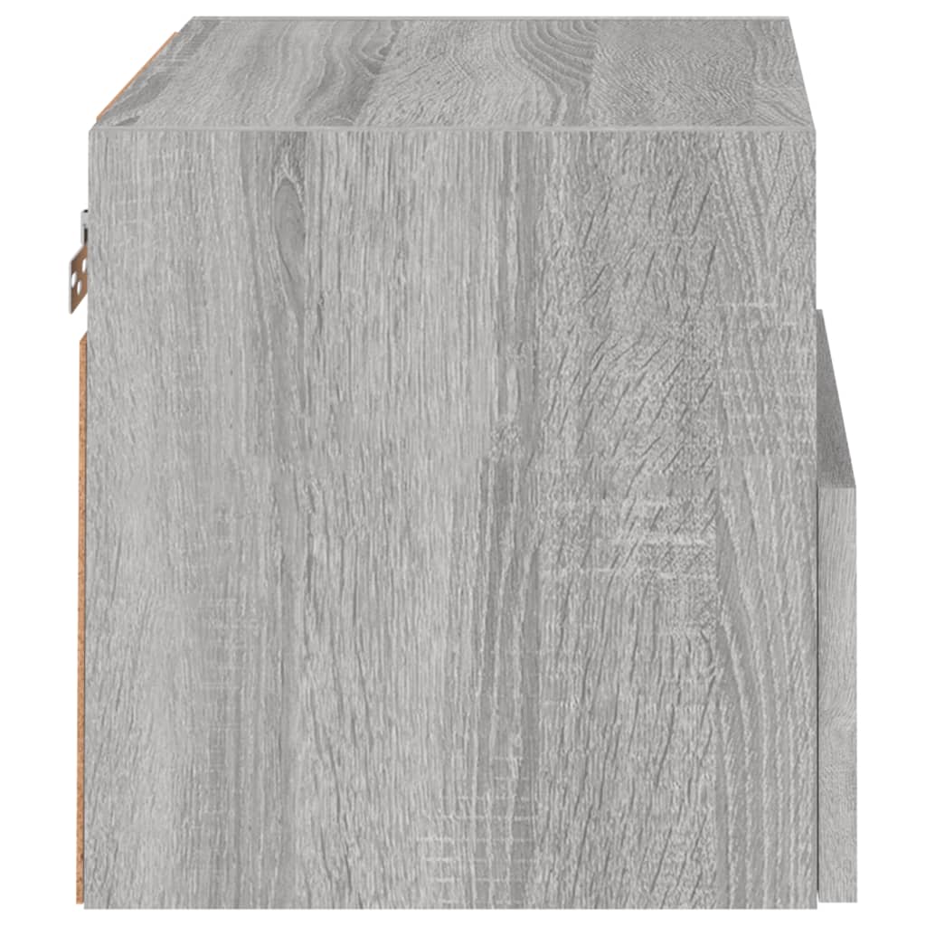 Meuble TV mural sonoma gris 40x30x30 cm bois d'ingénierie - XIOS