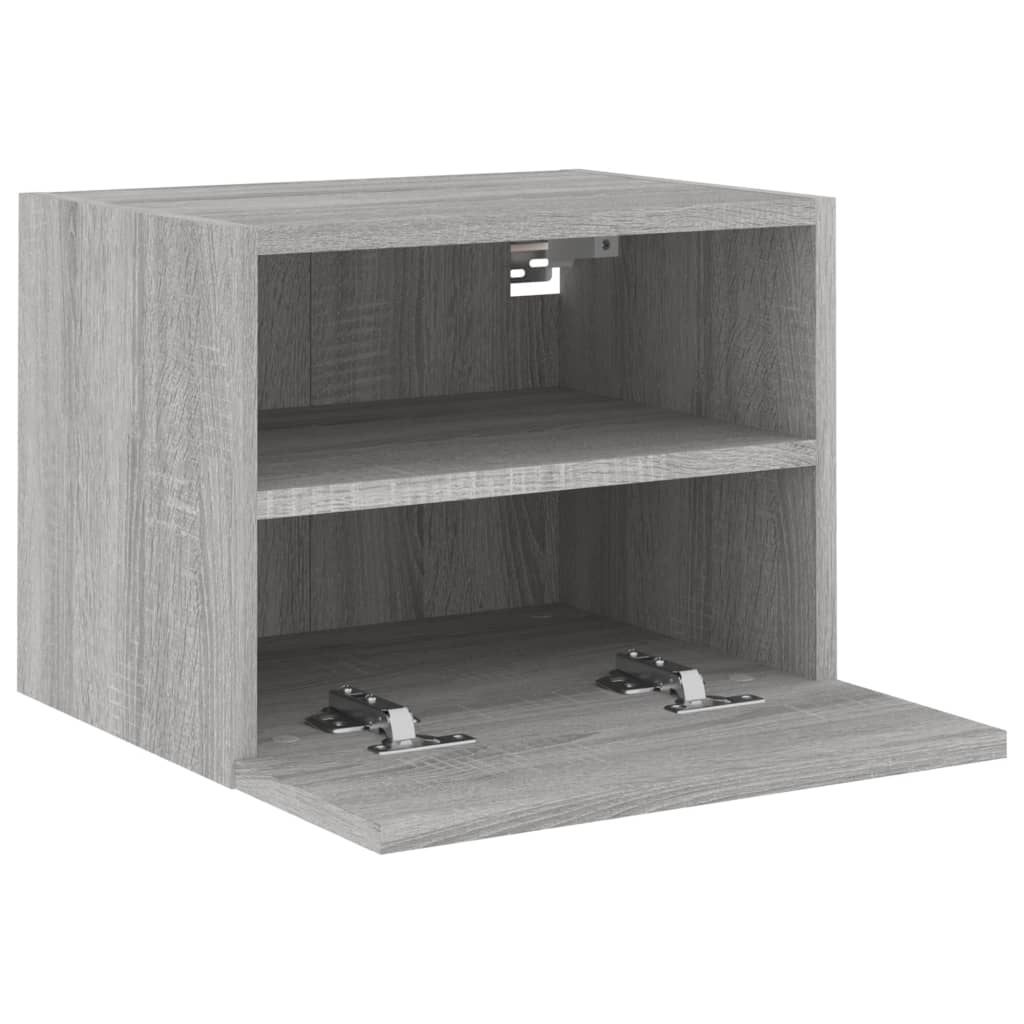 Meubles TV muraux 2pcs sonoma gris 40x30x30cm bois d'ingénierie - XIOS