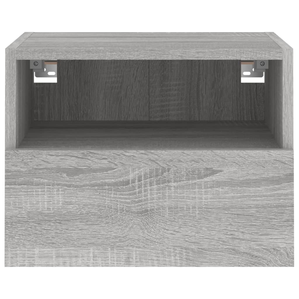 Meubles TV muraux 2pcs sonoma gris 40x30x30cm bois d'ingénierie - XIOS