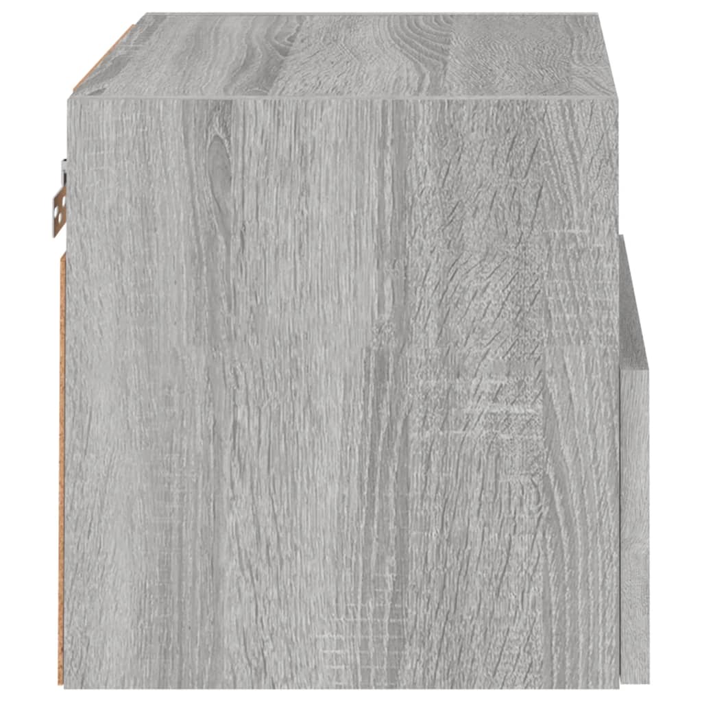 Meubles TV muraux 2pcs sonoma gris 40x30x30cm bois d'ingénierie - XIOS