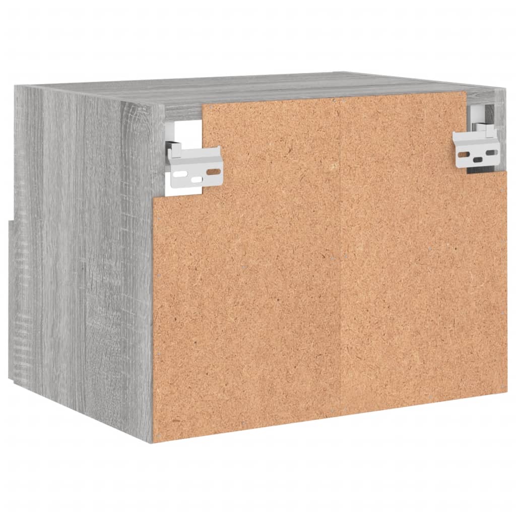 Meubles TV muraux 2pcs sonoma gris 40x30x30cm bois d'ingénierie - XIOS