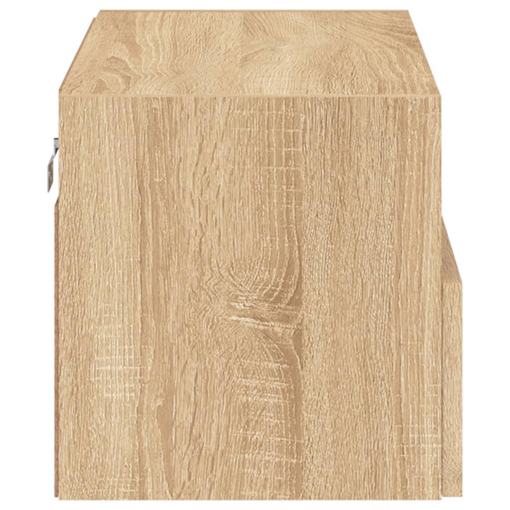 Meuble TV mural chêne sonoma 60x30x30 cm bois d'ingénierie - XIOS