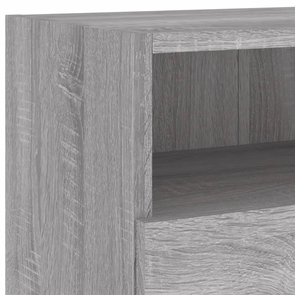 Meubles TV muraux 2pcs sonoma gris 100x30x30 cm bois ingénierie - XIOS
