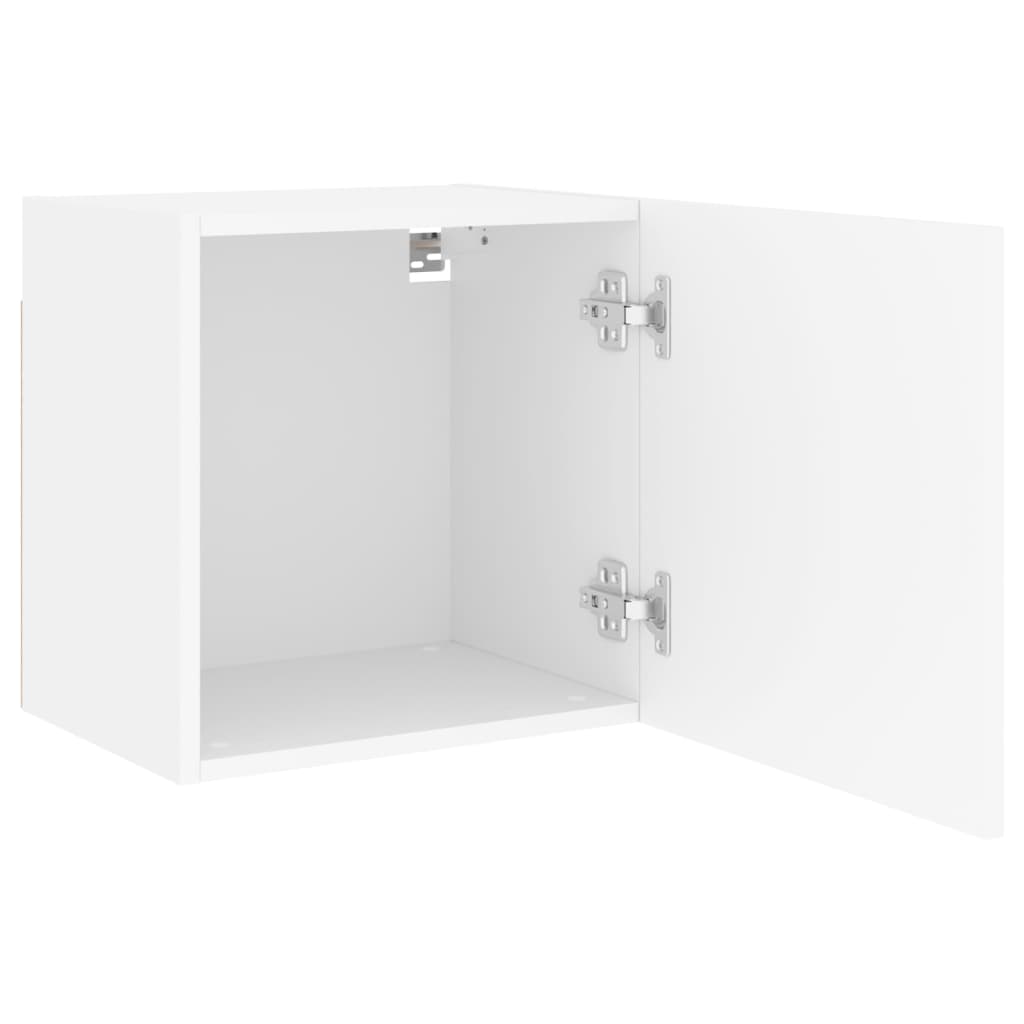 Meubles TV muraux 2 pcs blanc 40,5x30x40 cm bois d'ingénierie - XIOS