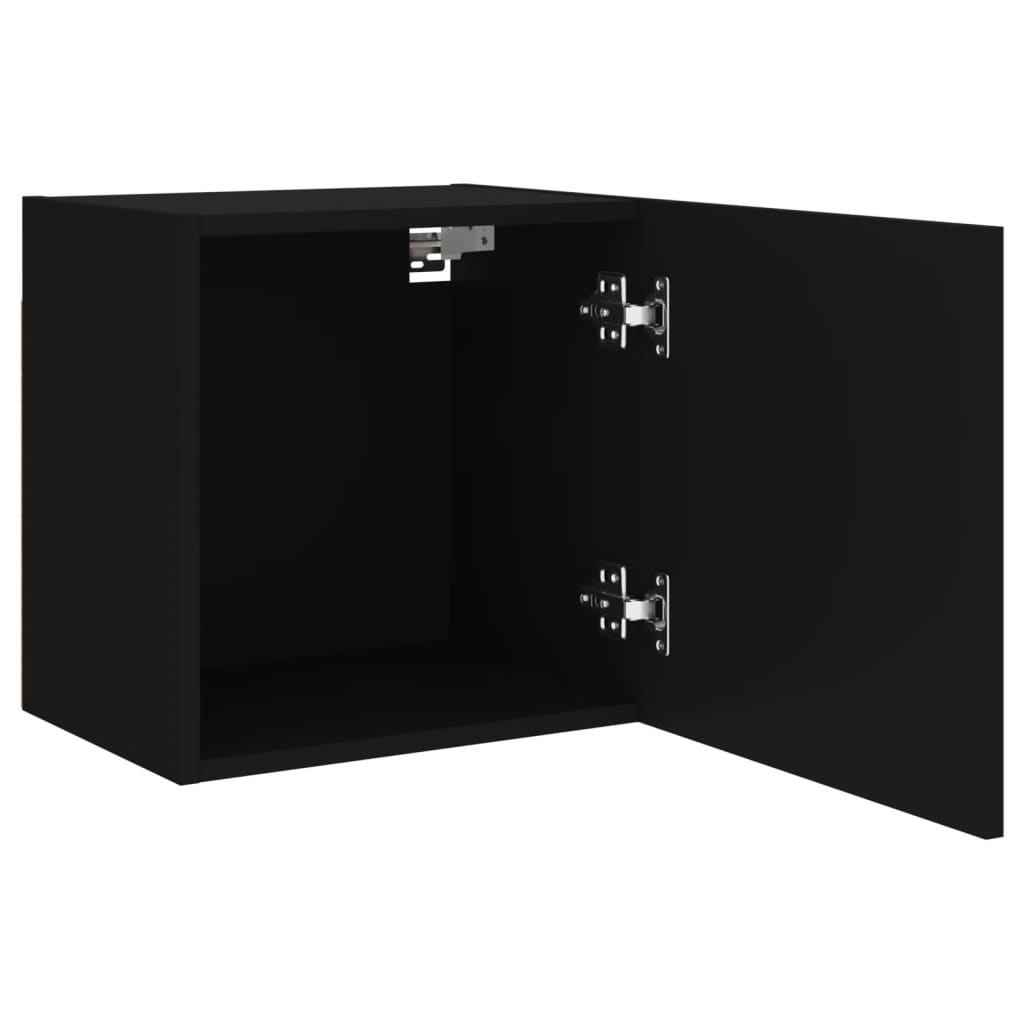 Meubles TV muraux 2 pcs noir 40,5x30x40 cm bois d'ingénierie - XIOS