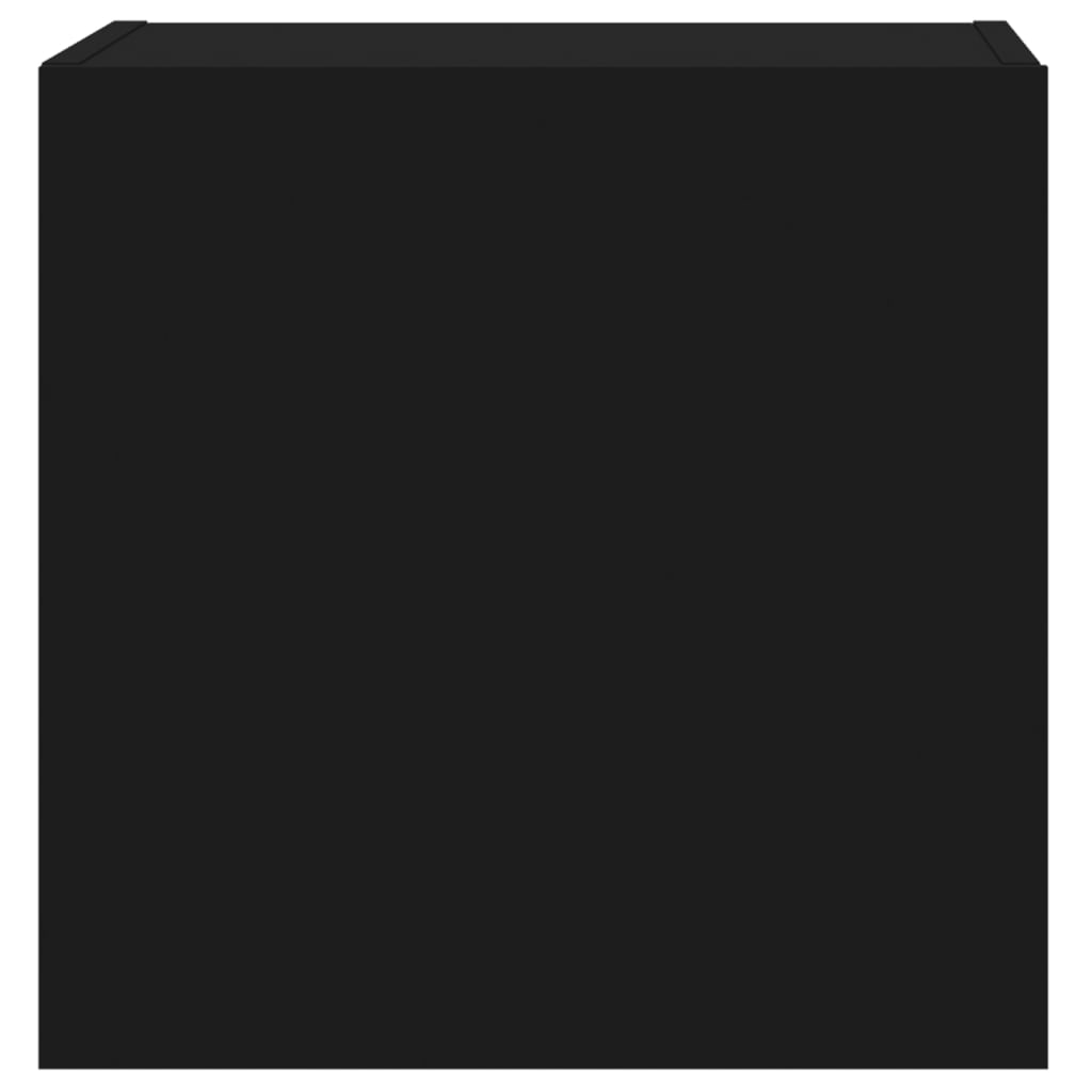 Meubles TV muraux 2 pcs noir 40,5x30x40 cm bois d'ingénierie - XIOS