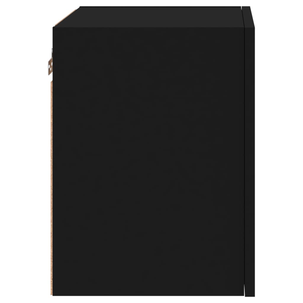Meubles TV muraux 2 pcs noir 40,5x30x40 cm bois d'ingénierie - XIOS