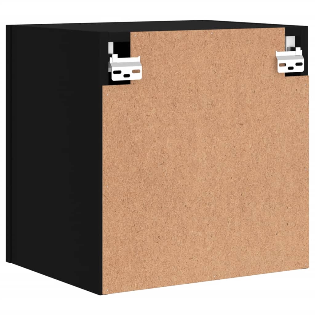 Meubles TV muraux 2 pcs noir 40,5x30x40 cm bois d'ingénierie - XIOS