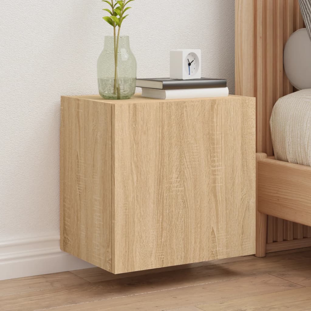 Meuble TV mural chêne sonoma 40,5x30x40 cm bois d'ingénierie - XIOS