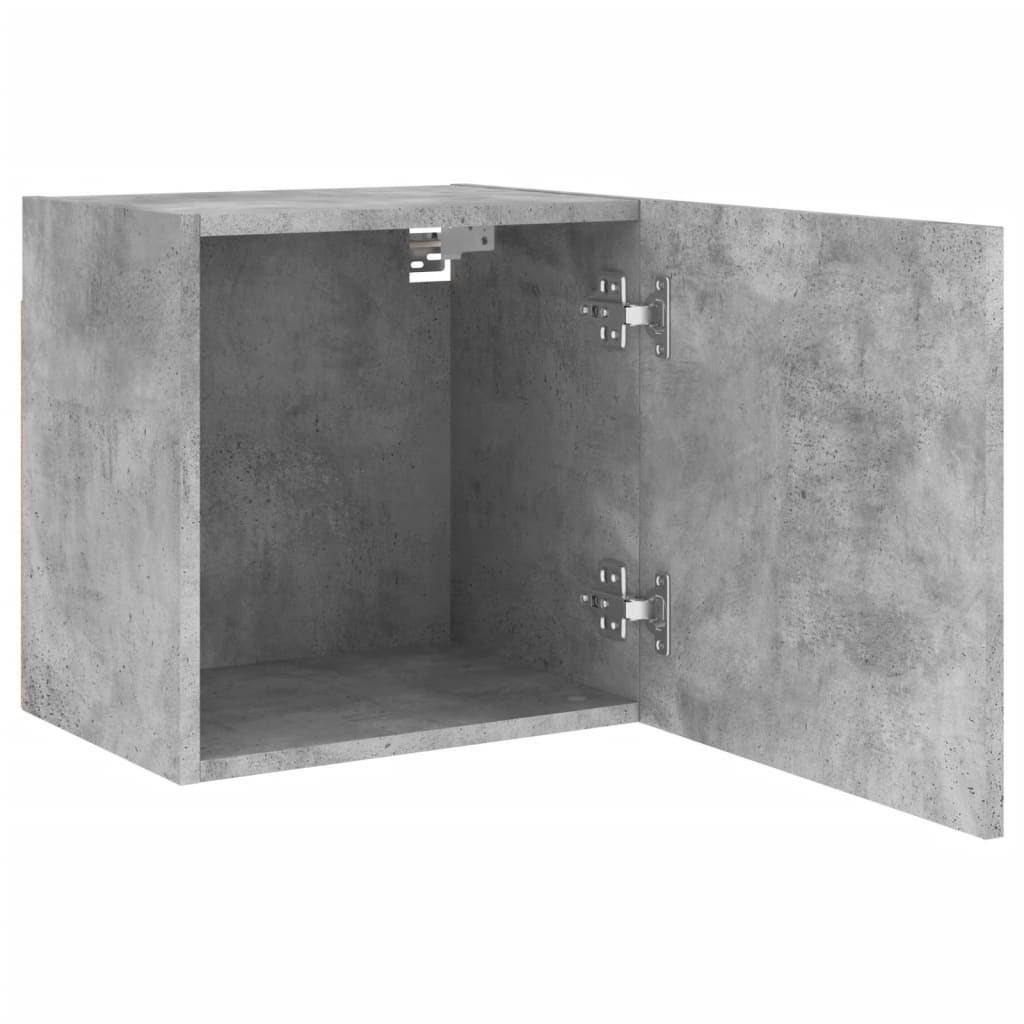 Meubles TV muraux 2 pcs gris béton 40,5x30x40cm bois ingénierie - XIOS