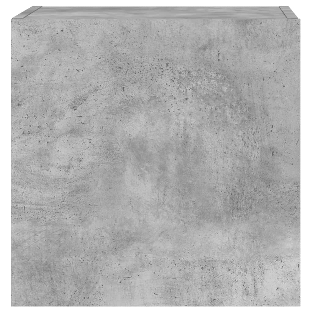 Meubles TV muraux 2 pcs gris béton 40,5x30x40cm bois ingénierie - XIOS