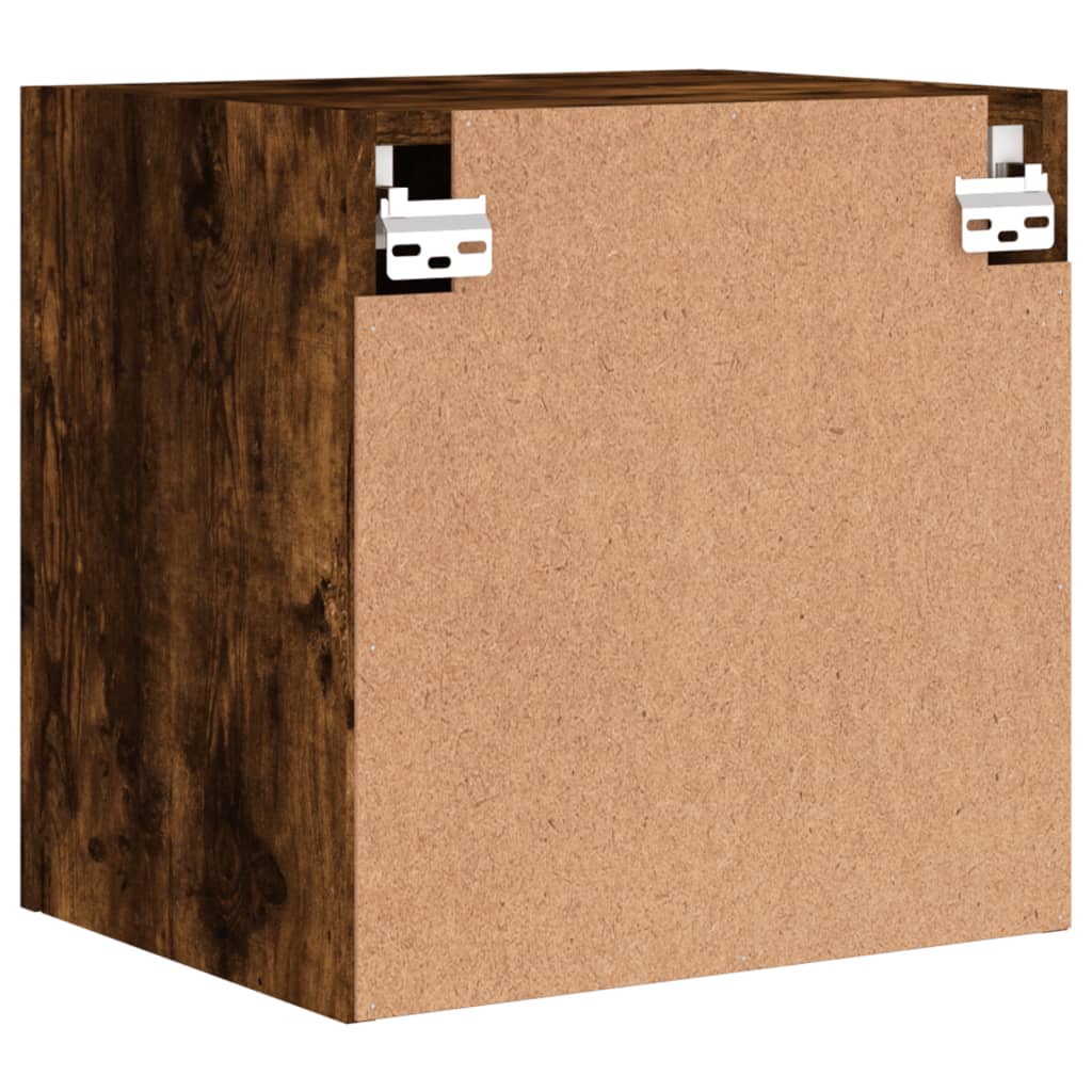 Meubles TV muraux 2 pcs chêne fumé 40,5x30x40cm bois ingénierie - XIOS