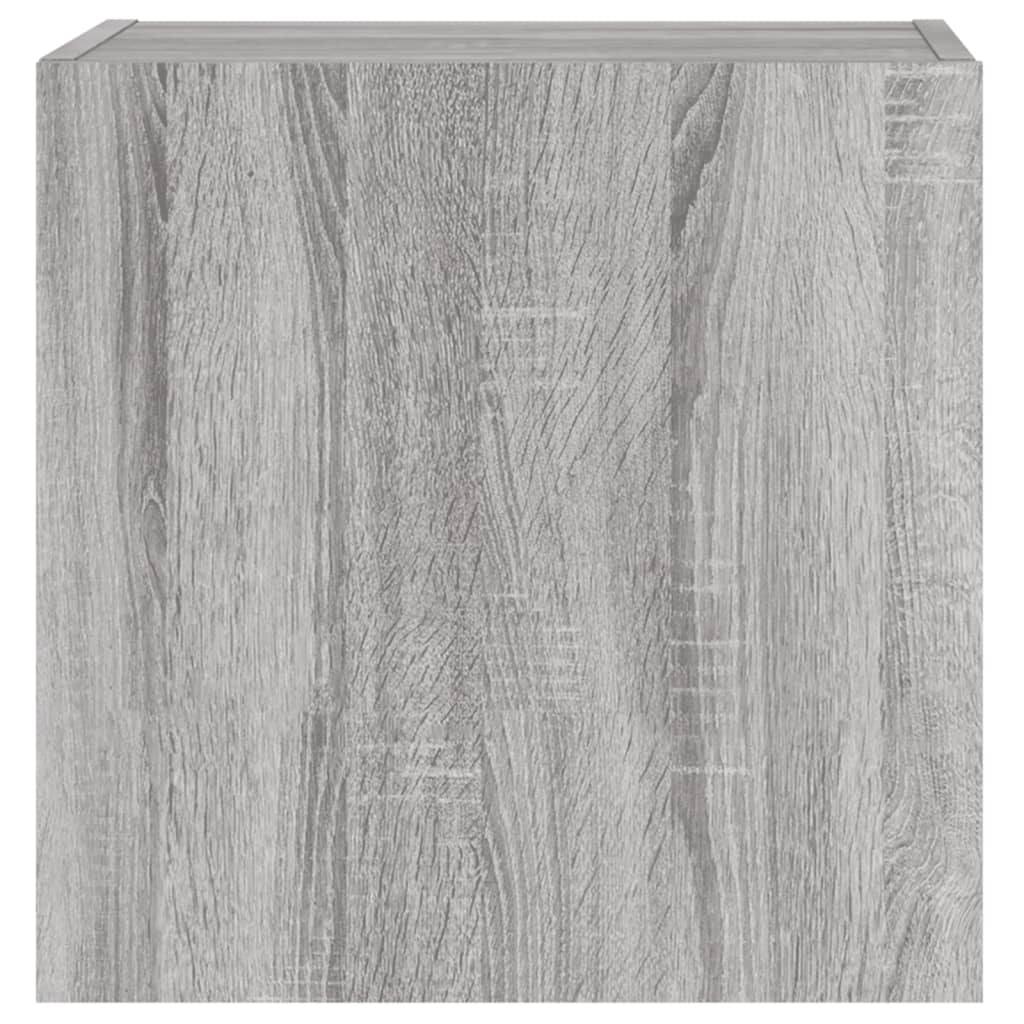 Meuble TV mural sonoma gris 40,5x30x40 cm bois d'ingénierie - XIOS