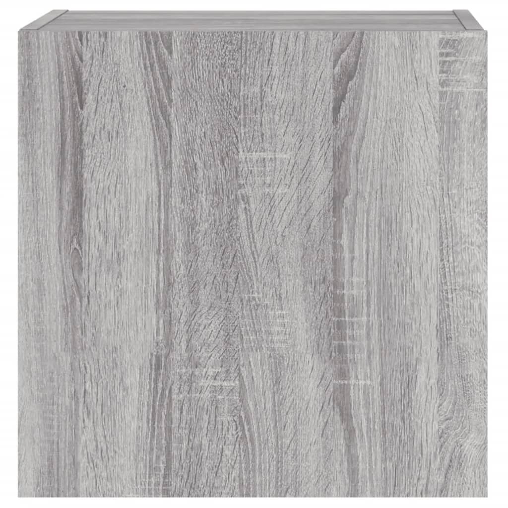 Meubles TV muraux 2pcs sonoma gris 40,5x30x40cm bois ingénierie - XIOS