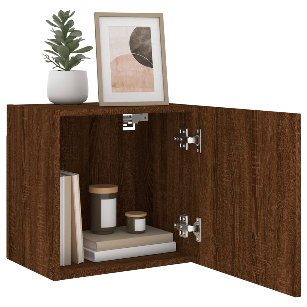 Meubles TV muraux 2 pcs chêne marron 40,5x30x40 cm - XIOS