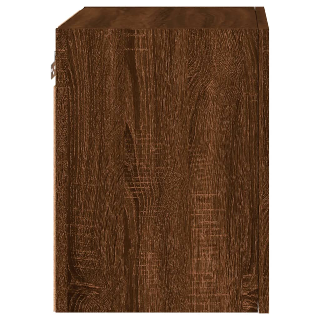 Meubles TV muraux 2 pcs chêne marron 40,5x30x40 cm - XIOS