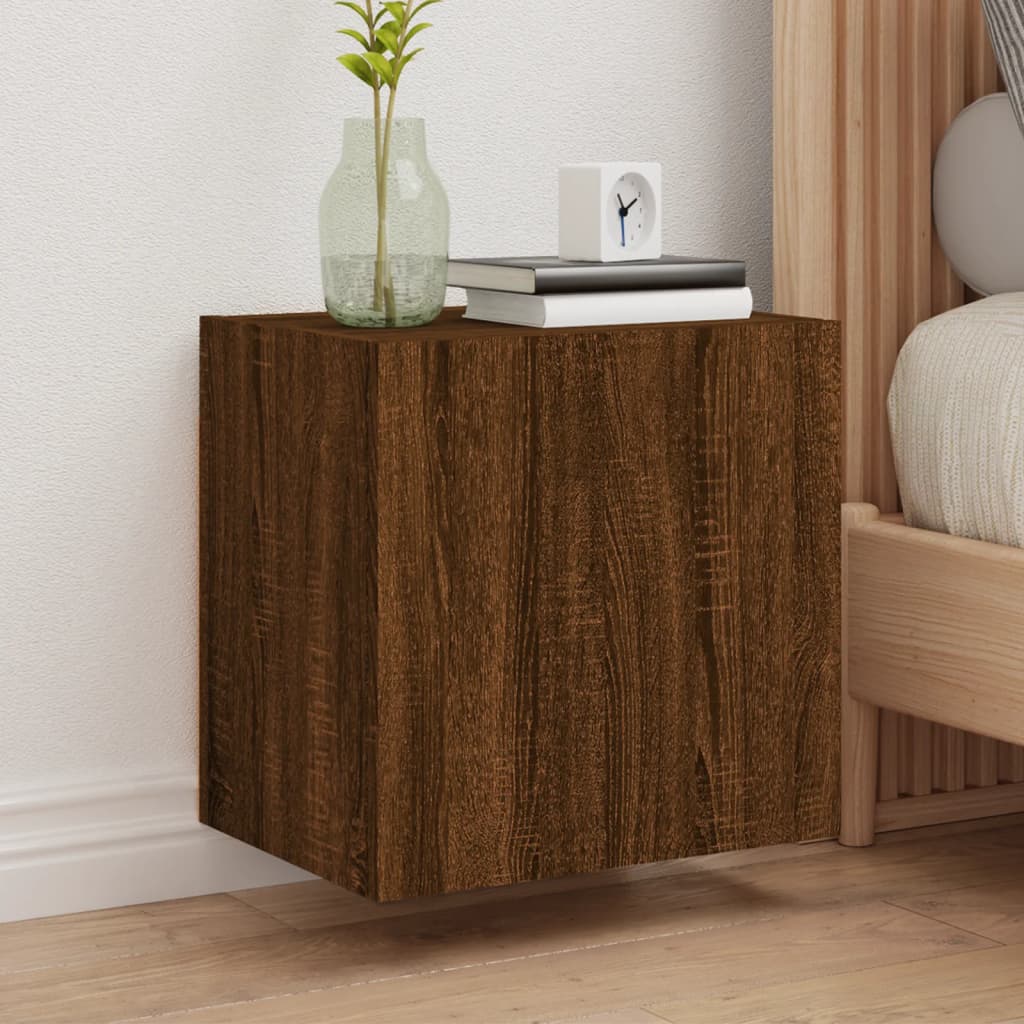 Meubles TV muraux 2 pcs chêne marron 40,5x30x40 cm - XIOS