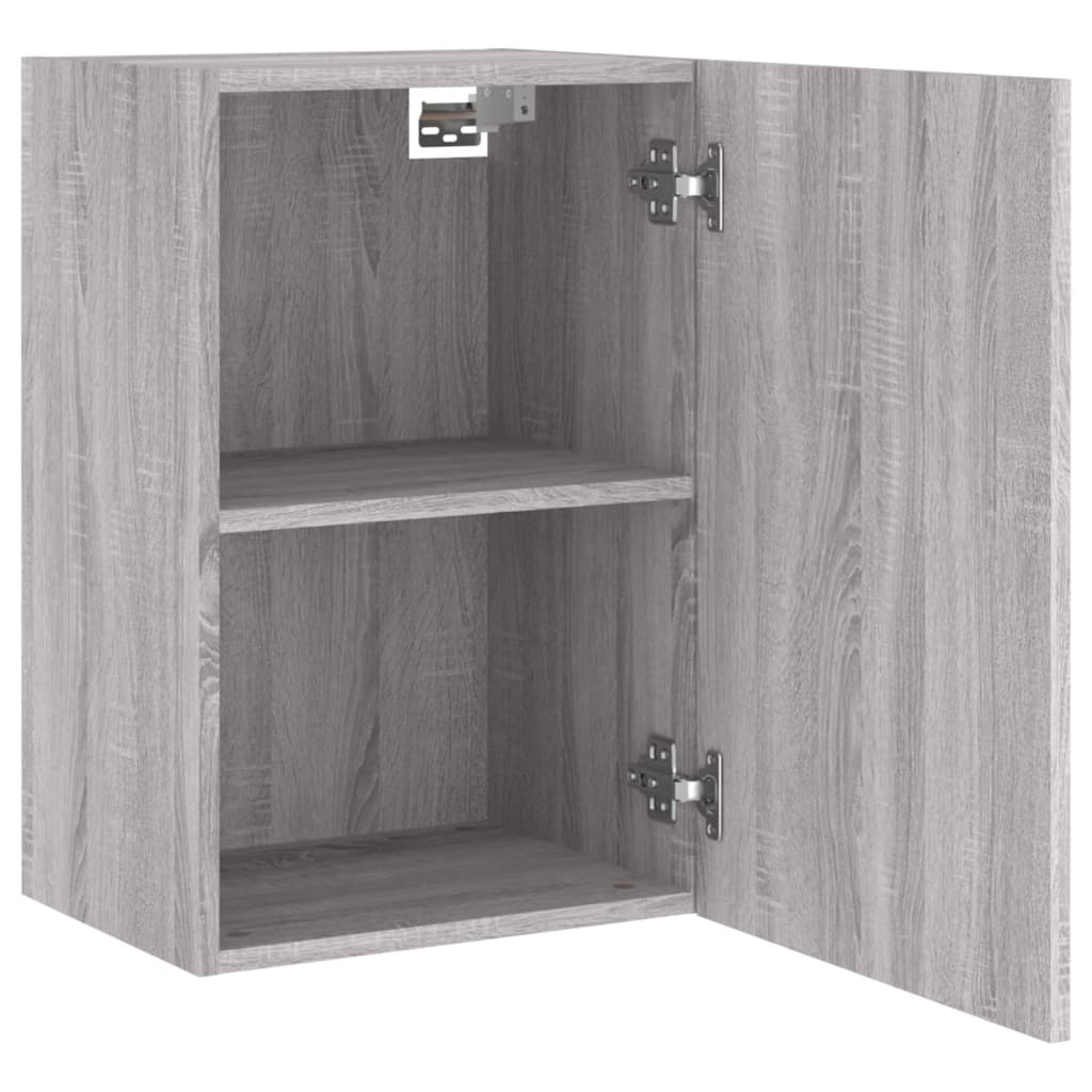 Meuble TV mural sonoma gris 40,5x30x60 cm bois d'ingénierie - XIOS