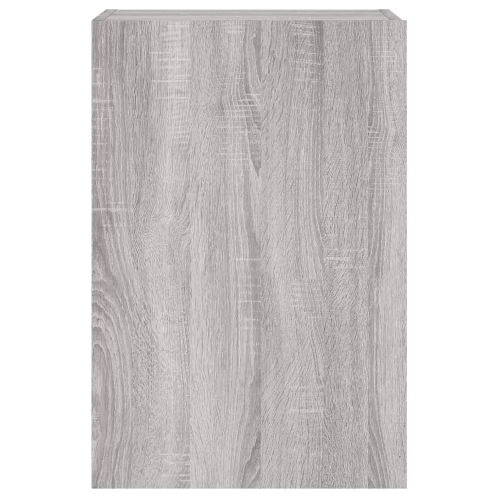 Meuble TV mural sonoma gris 40,5x30x60 cm bois d'ingénierie - XIOS