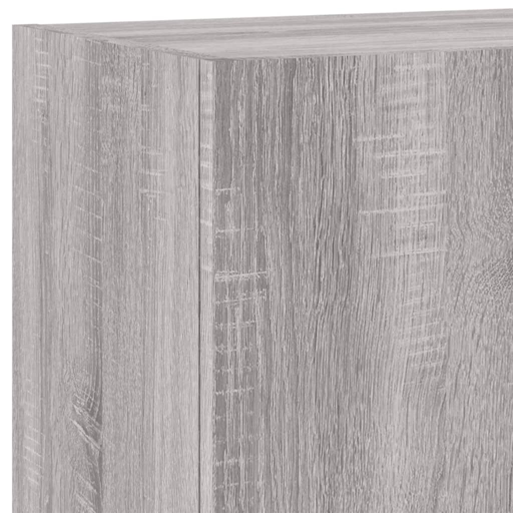 Meuble TV mural sonoma gris 40,5x30x60 cm bois d'ingénierie - XIOS