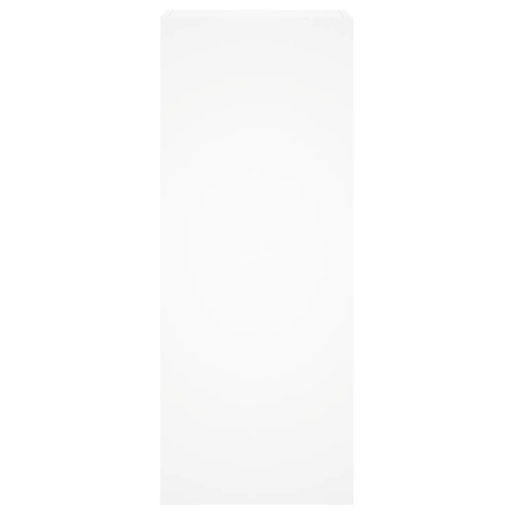 Meuble TV mural blanc 40,5x30x102 cm bois d'ingénierie - XIOS