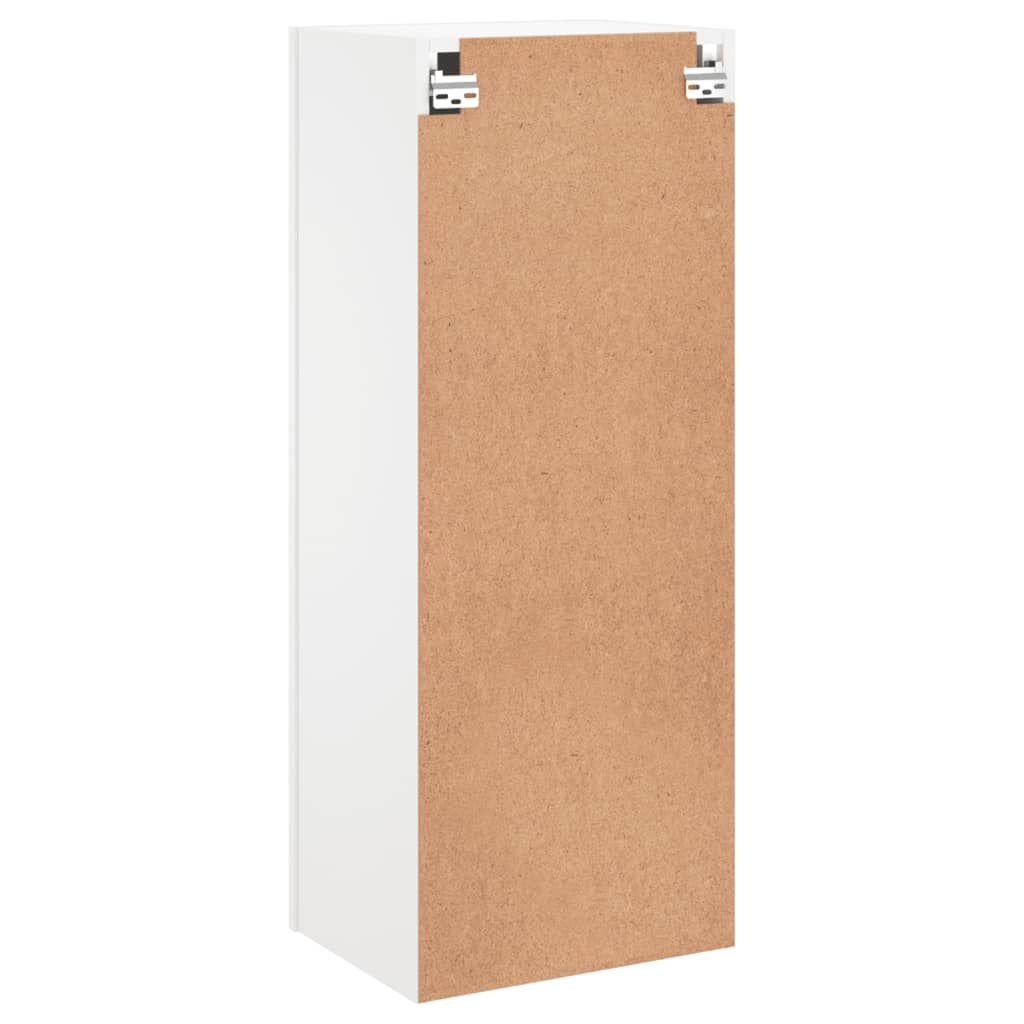 Meuble TV mural blanc 40,5x30x102 cm bois d'ingénierie - XIOS