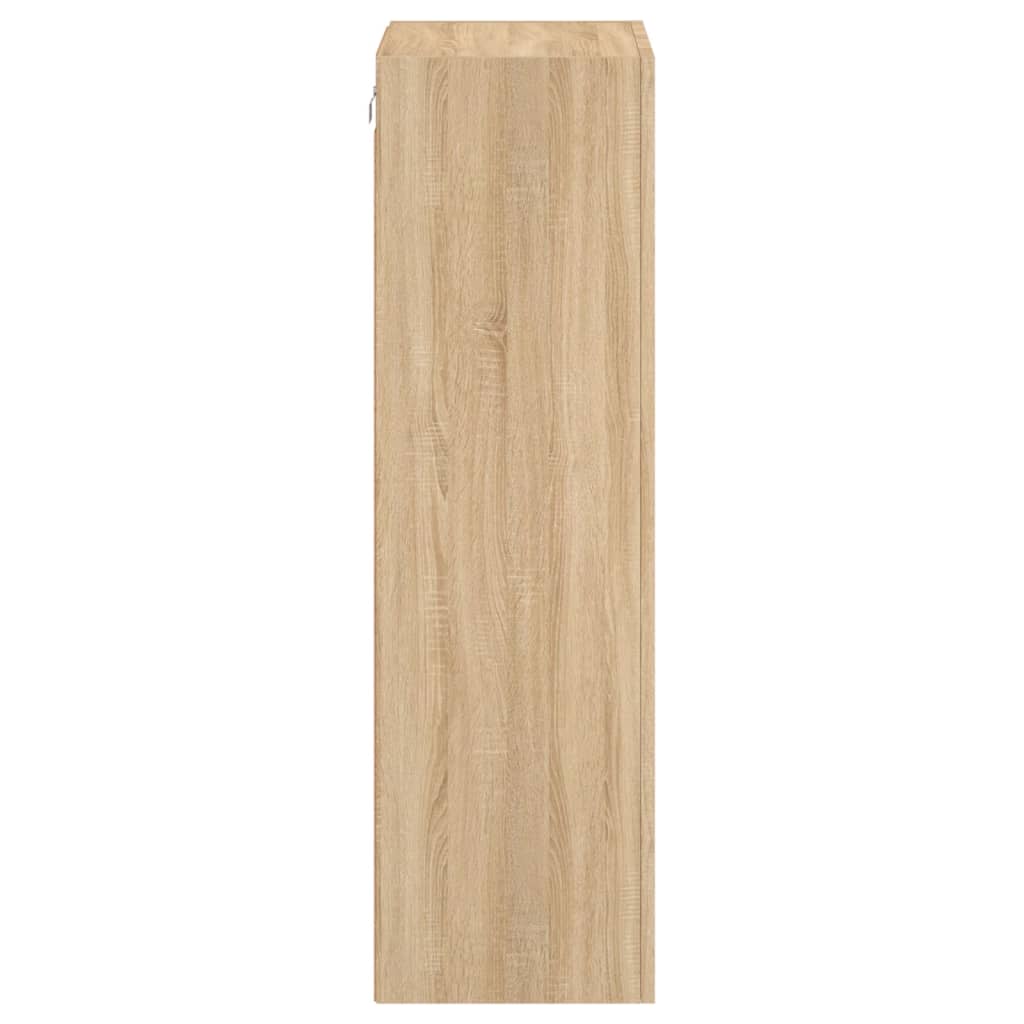 Meuble TV mural chêne sonoma 40,5x30x102 cm bois d'ingénierie - XIOS