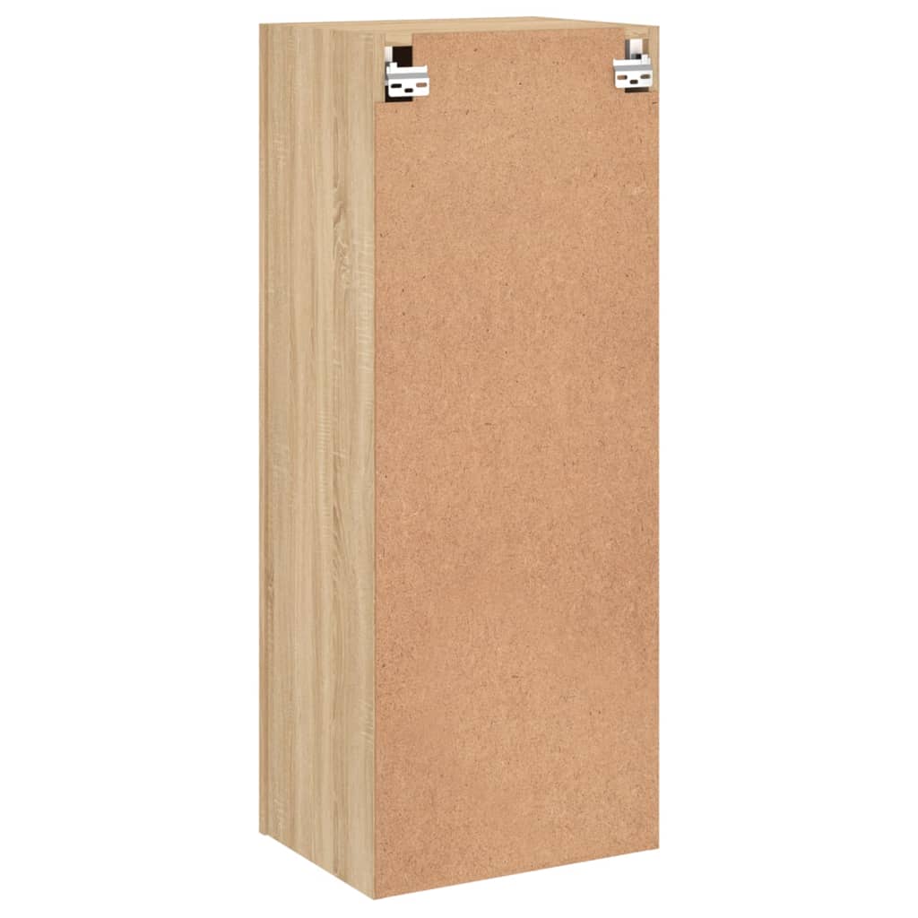 Meuble TV mural chêne sonoma 40,5x30x102 cm bois d'ingénierie - XIOS